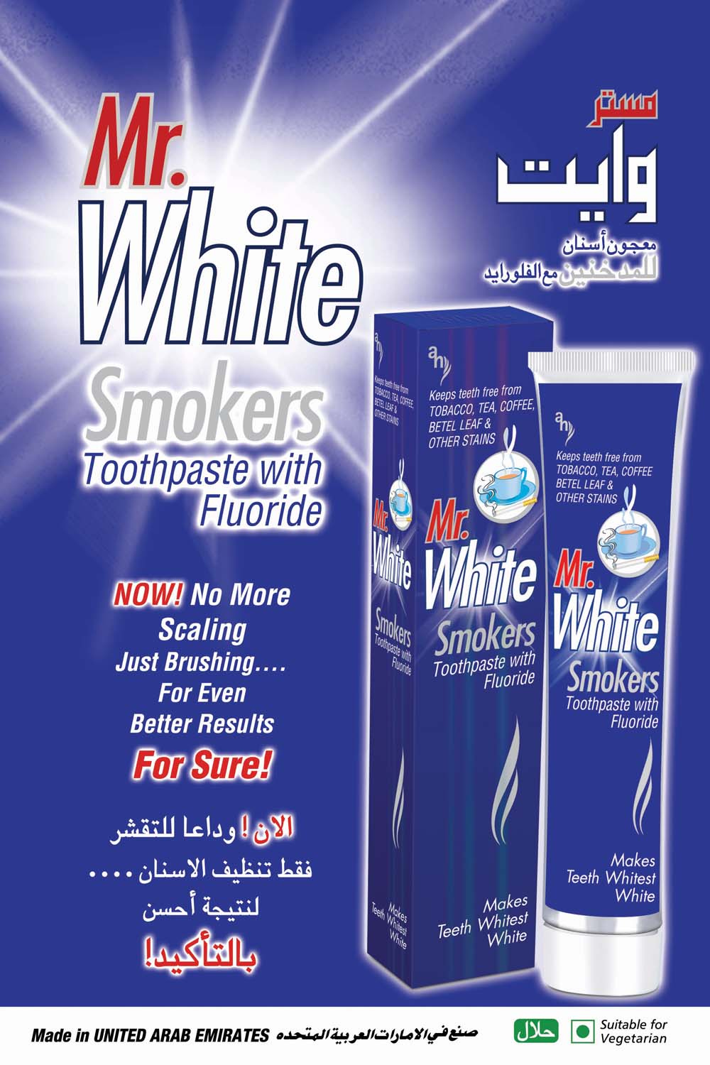 MR WHITE SMOKERS TOOTHPASTE